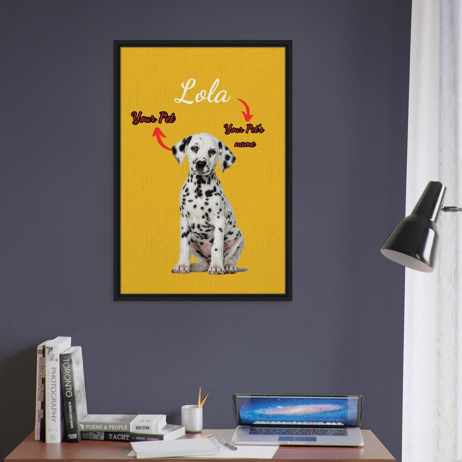 Custom Pet Portrait- Framed Artwork Collection |Paw Inks