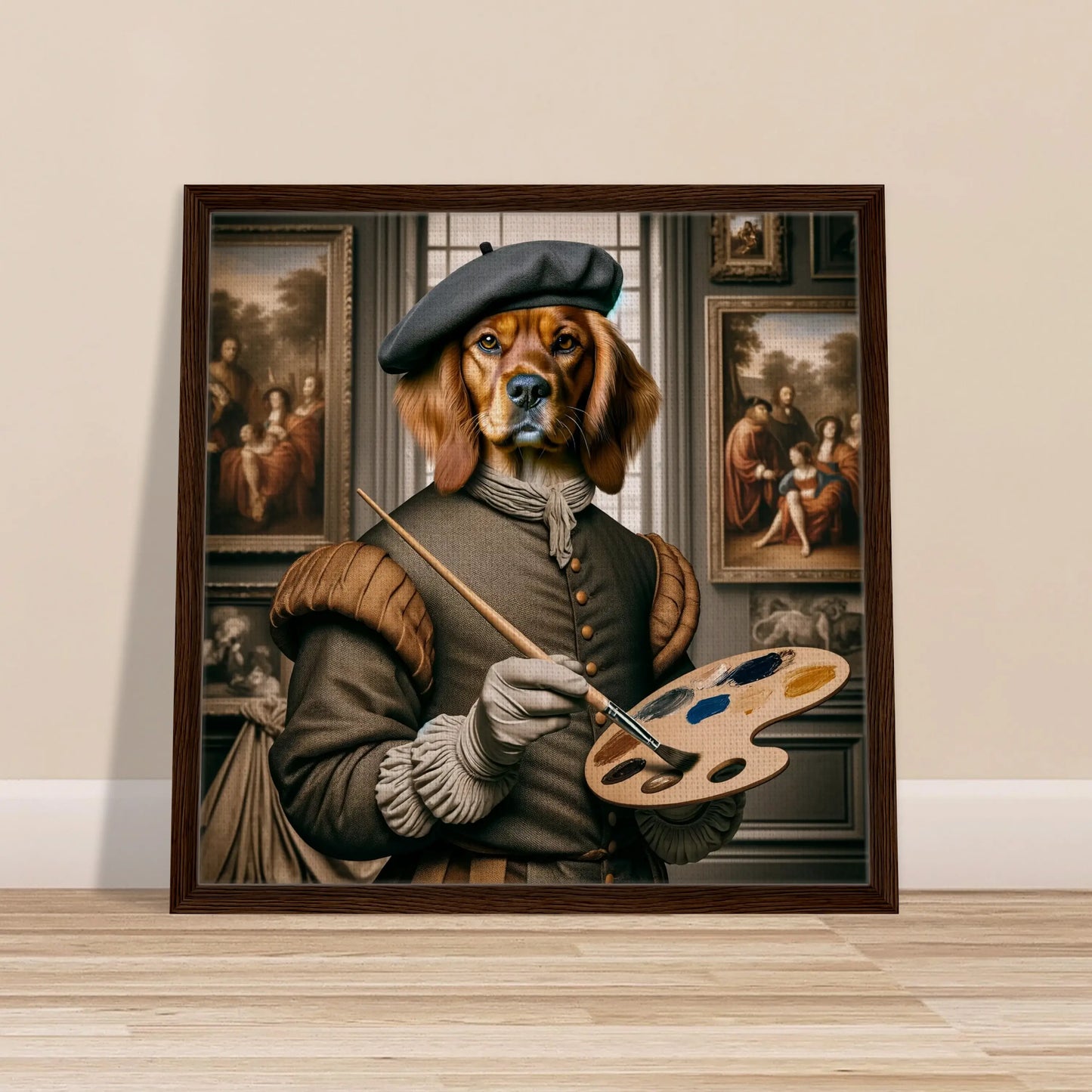 Renaissance Whiskers - Canvas Wrap