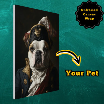 Admiral Aristopaw - Canvas Wrap