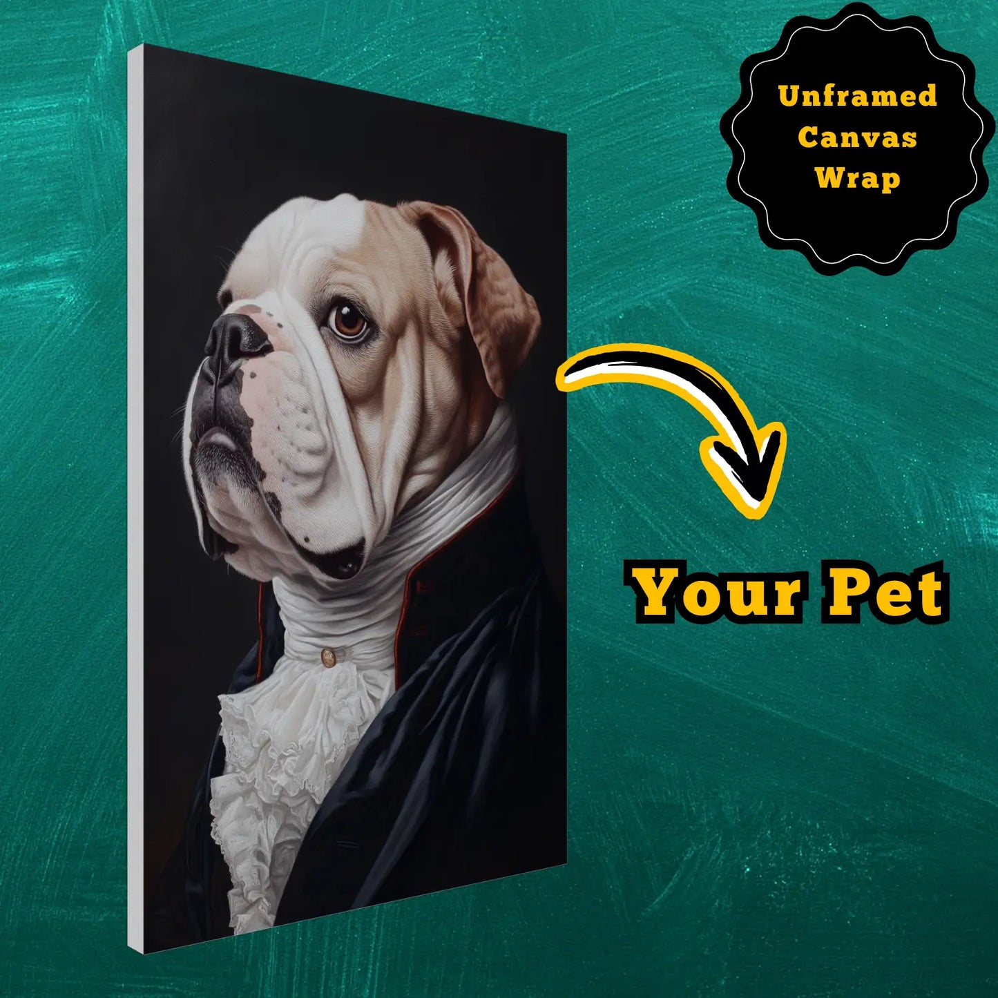 Sir Barksalot - Canvas Wrap