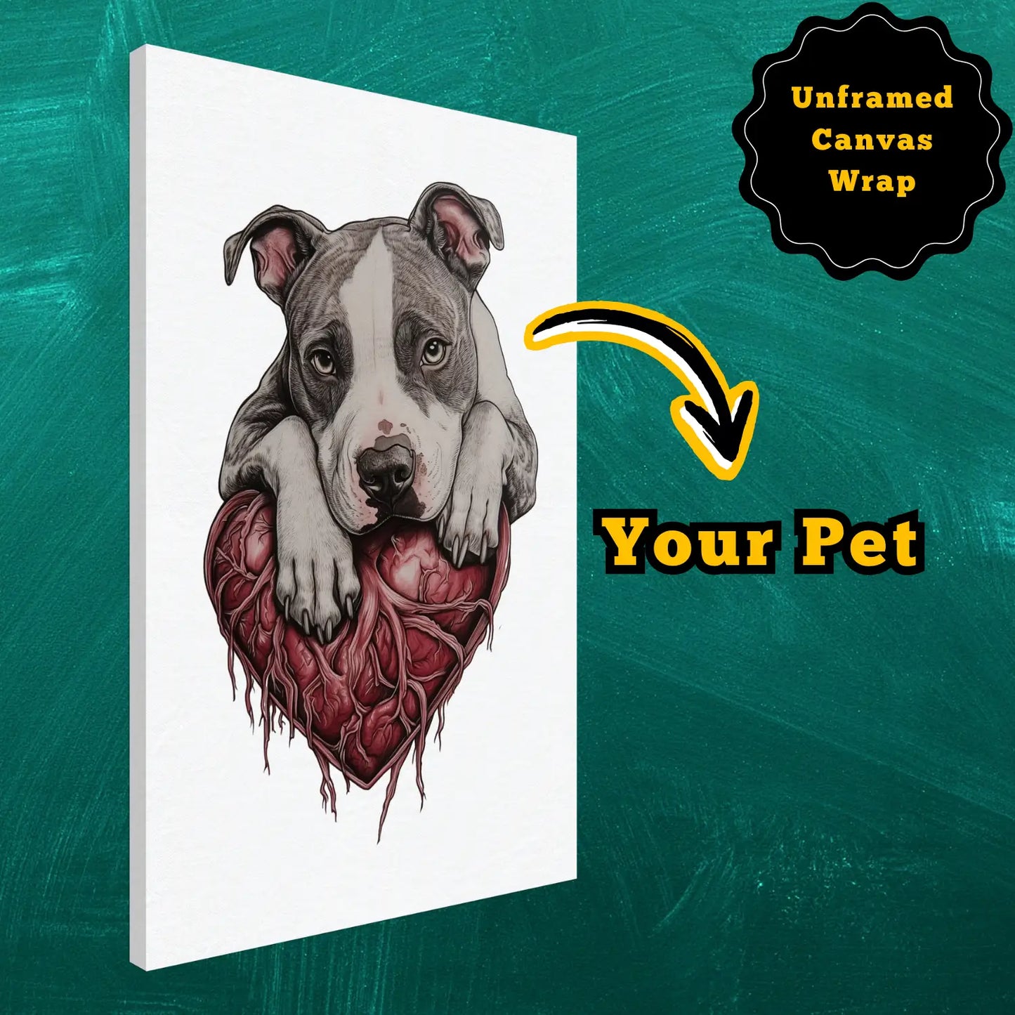 The Heart Thief - Canvas Wrap