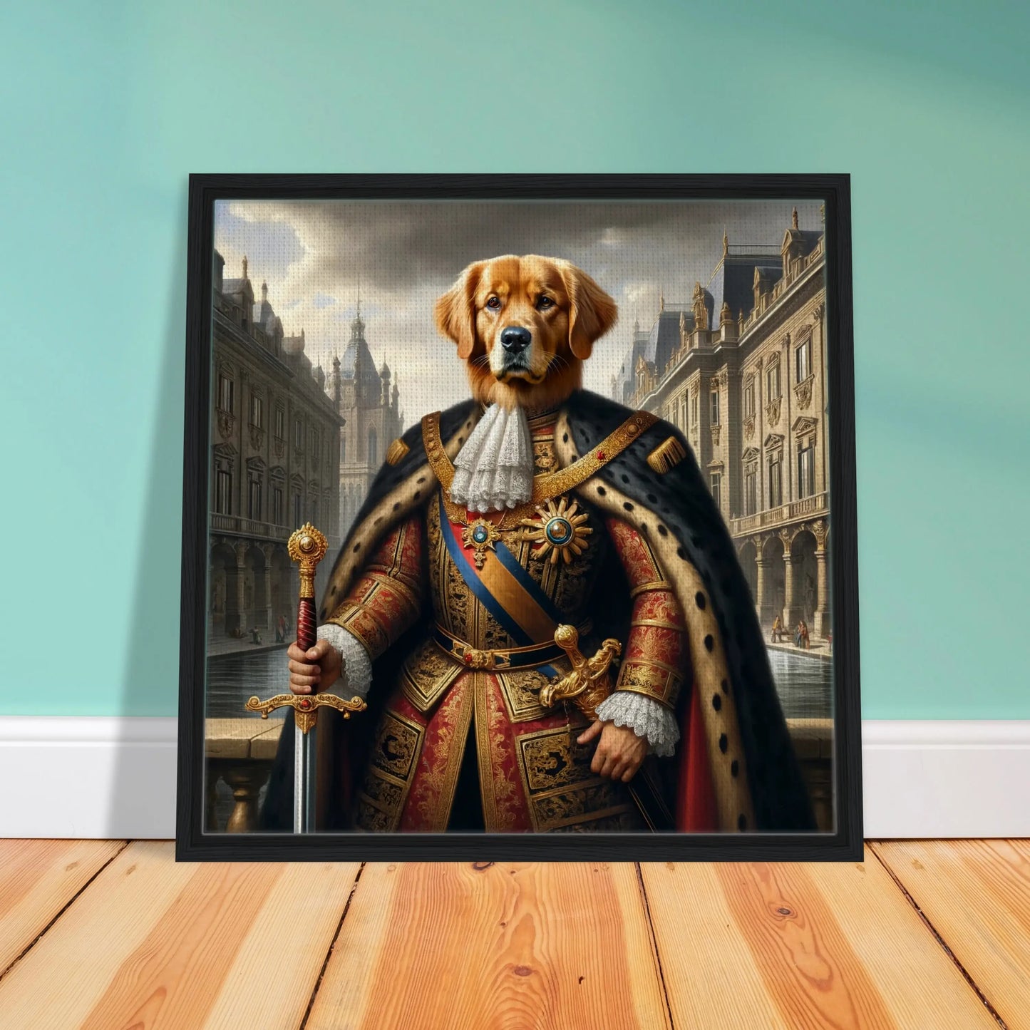 The Regal Guardian - Canvas Wrap