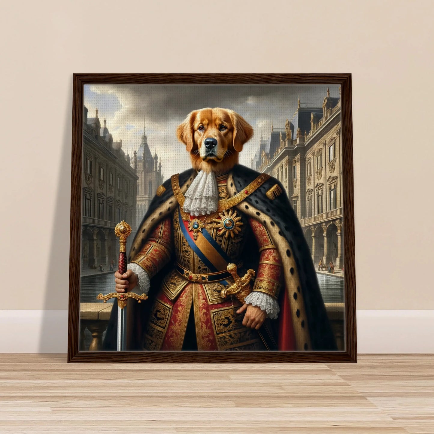 The Regal Guardian - Canvas Wrap