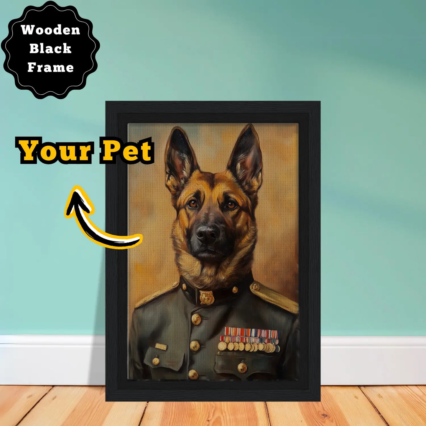 Major Woofson - Canvas Wrap