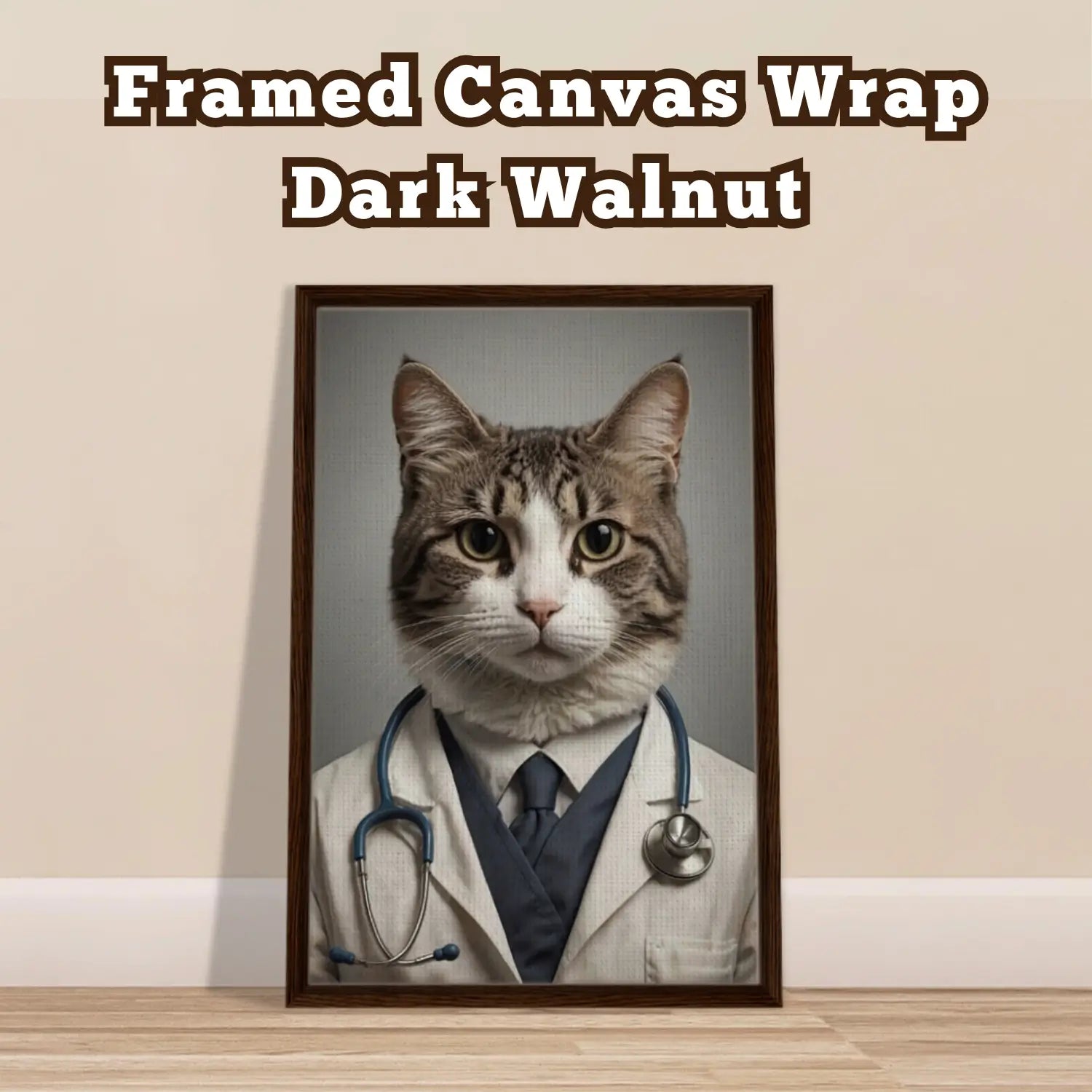 Healer's Purr-scription - Canvas Wrap