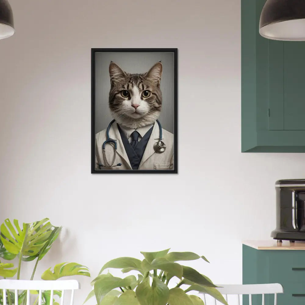 Healer's Purr-scription - Canvas Wrap