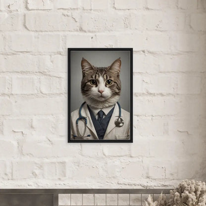 Healer's Purr-scription - Canvas Wrap