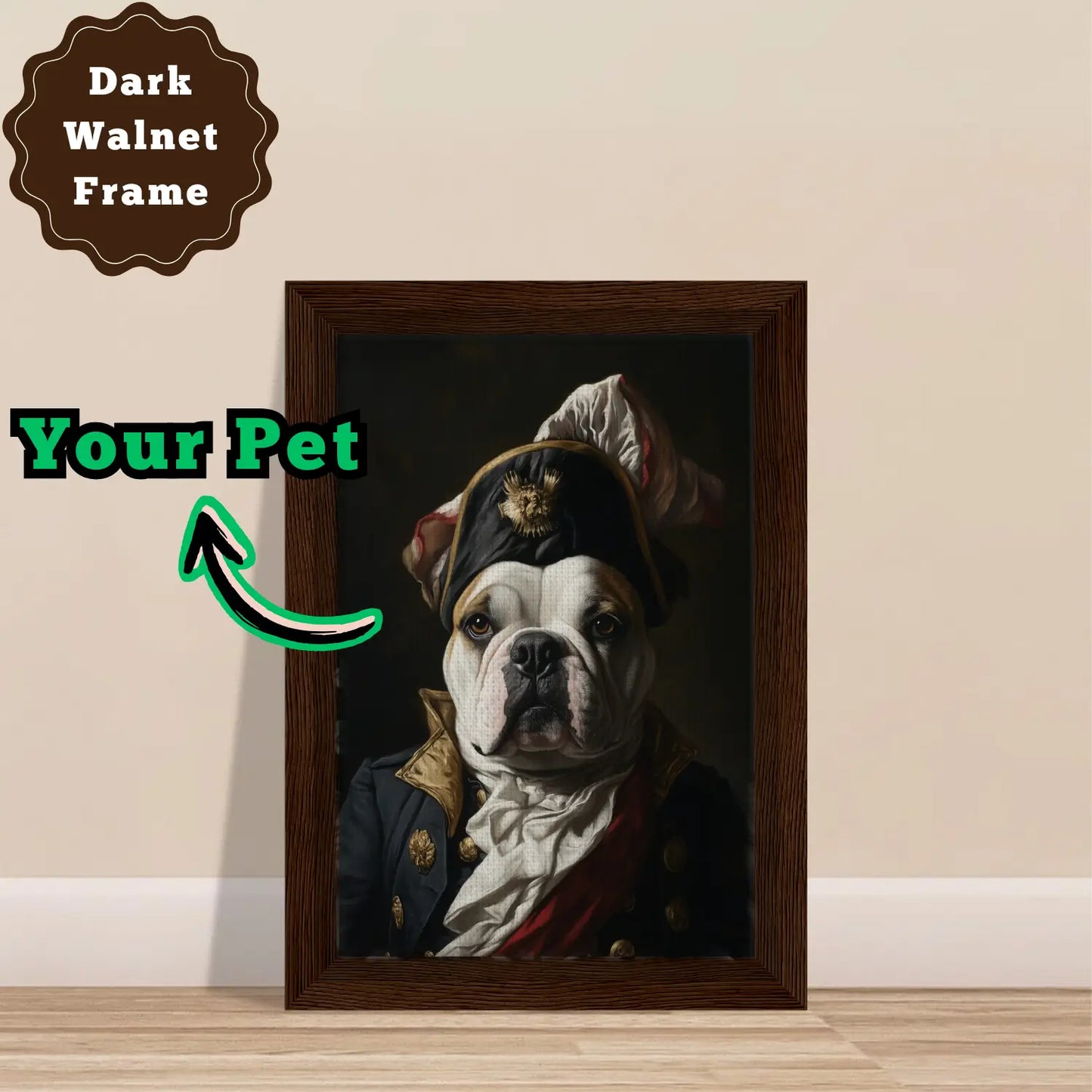 Admiral Aristopaw - Canvas Wrap