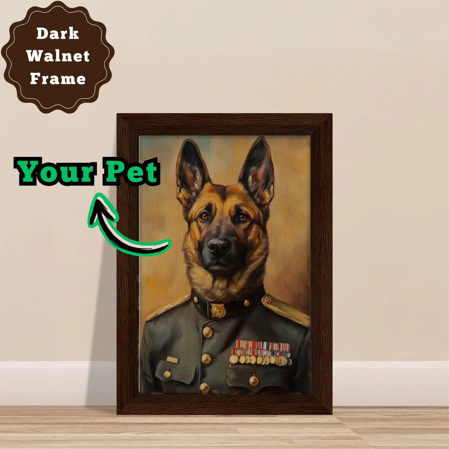 Major Woofson - Canvas Wrap