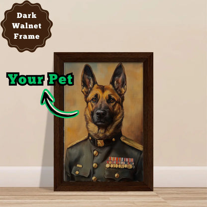 Major Woofson - Canvas Wrap