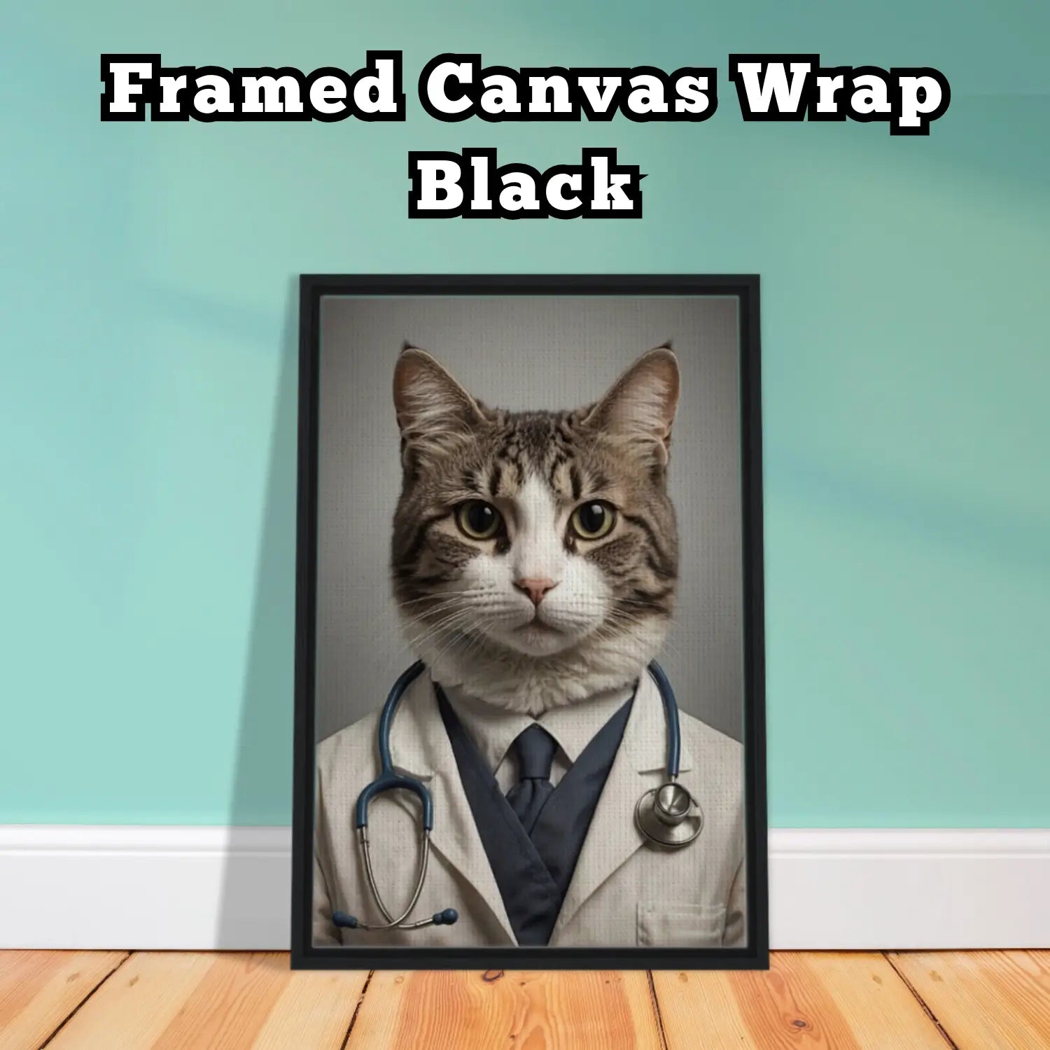 Healer's Purr-scription - Canvas Wrap