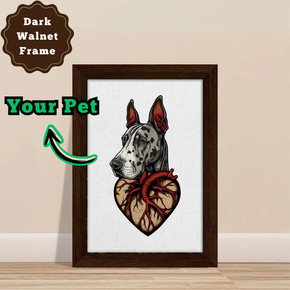 Etched in My Heart - Canvas Wrap