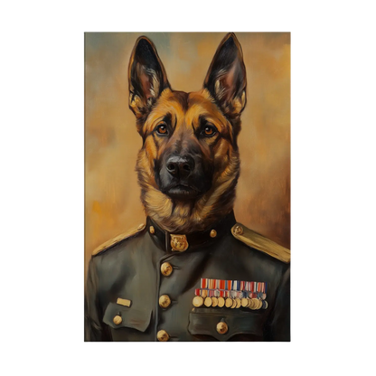 Major Woofson - Canvas Wrap