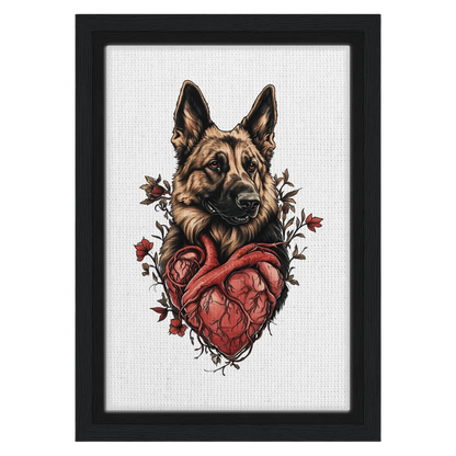 Heart in Bloom - Canvas Wrap