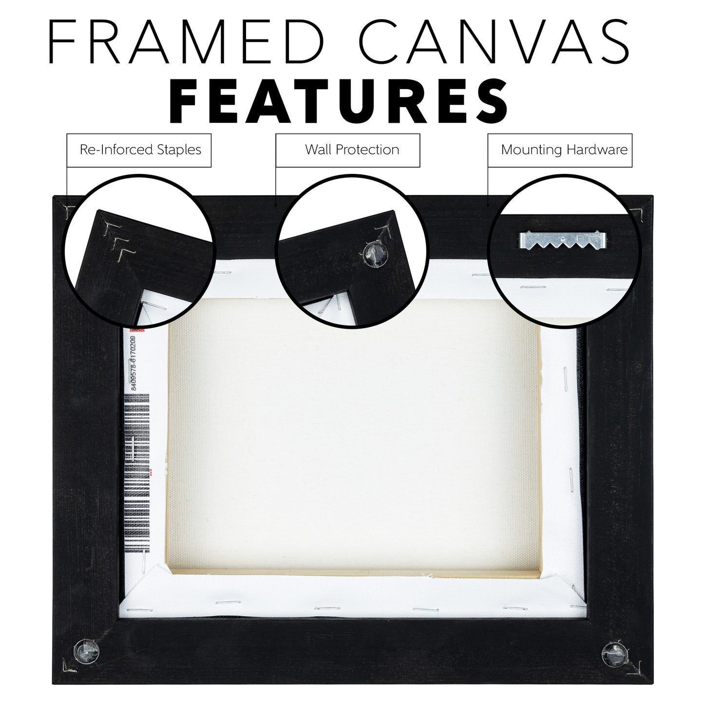 Artistic Paws - Framed Canvas