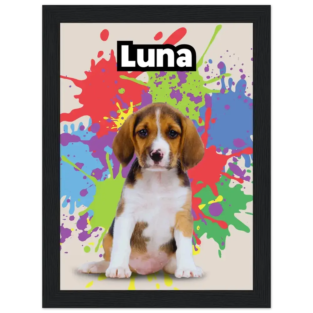 Colour Splash - Custom Pet Portrait 1