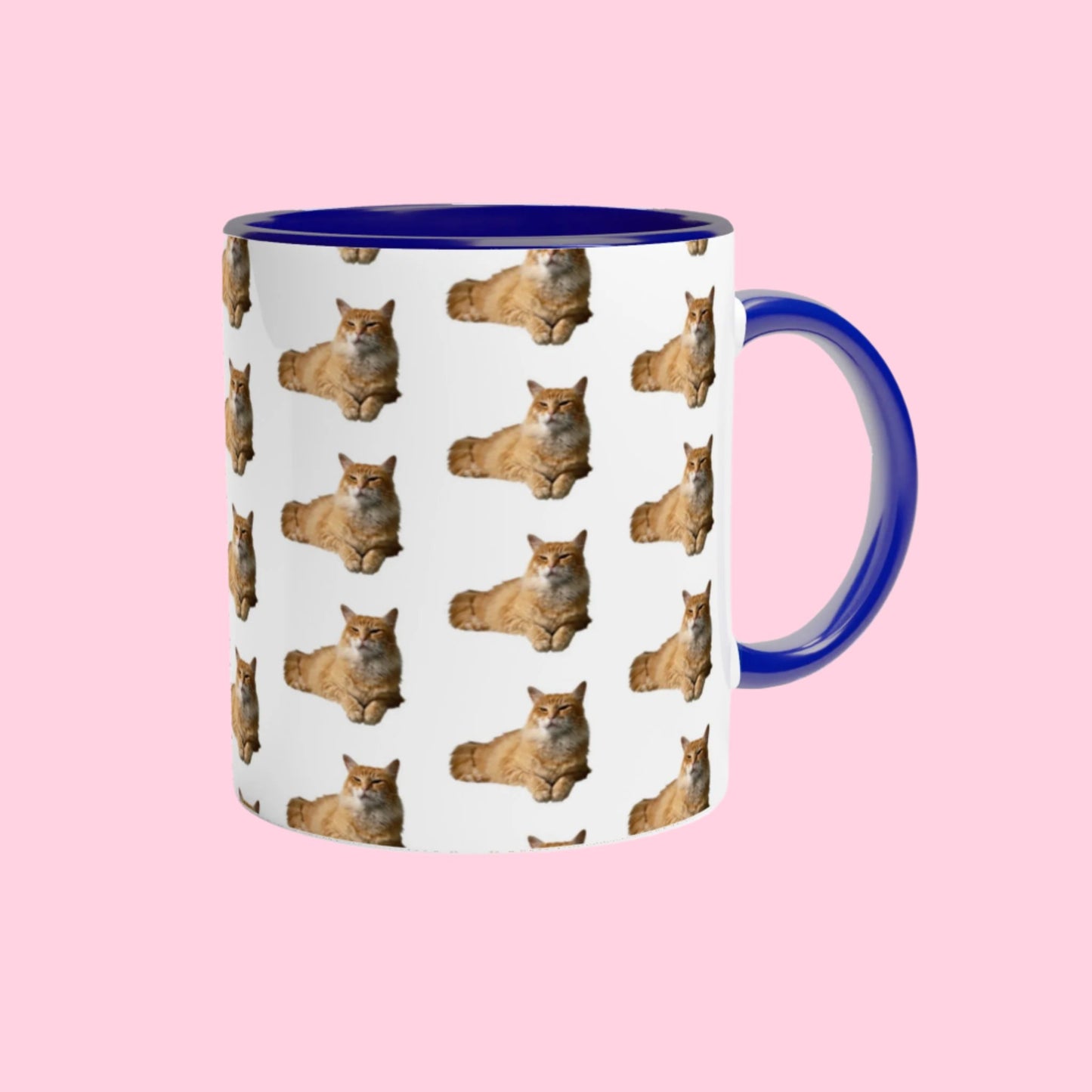 Custom Pet Blue Mug - Paw Inks 