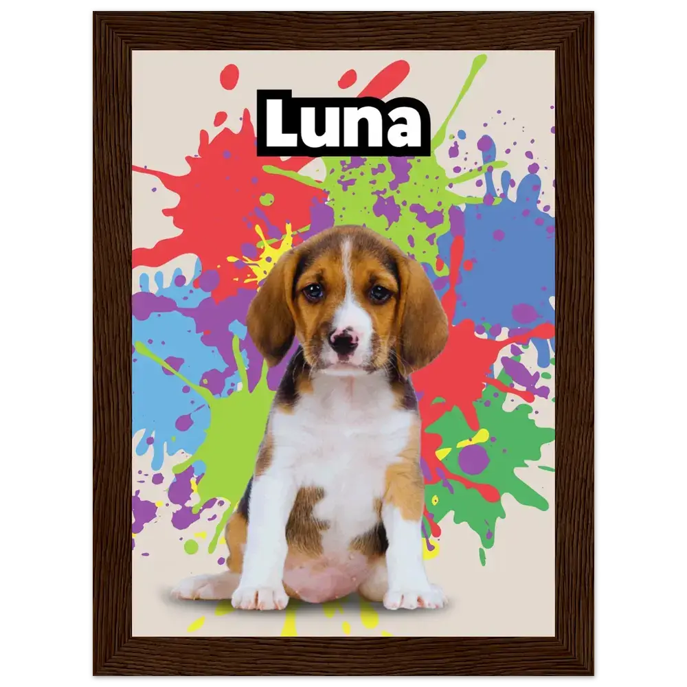 Colour Splash - Custom Pet Portrait 1