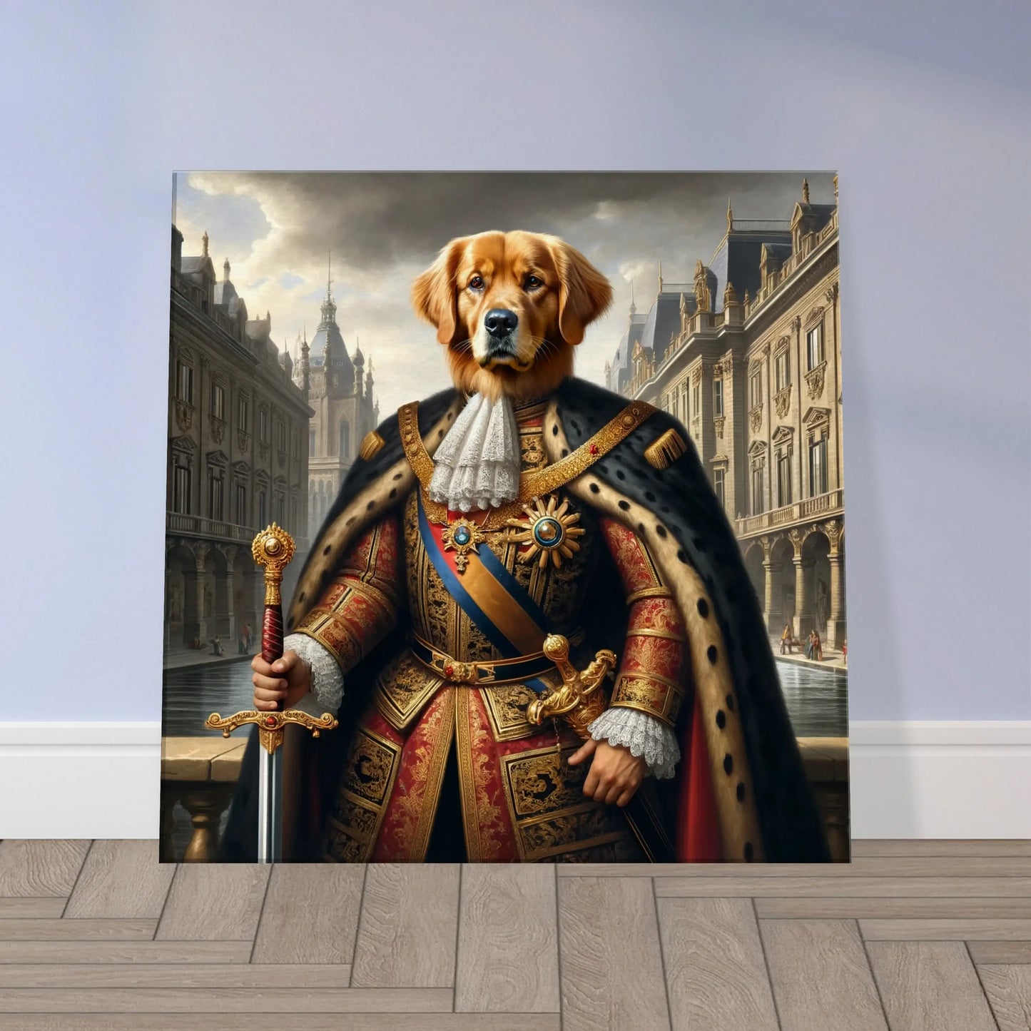 The Regal Guardian - Canvas Wrap