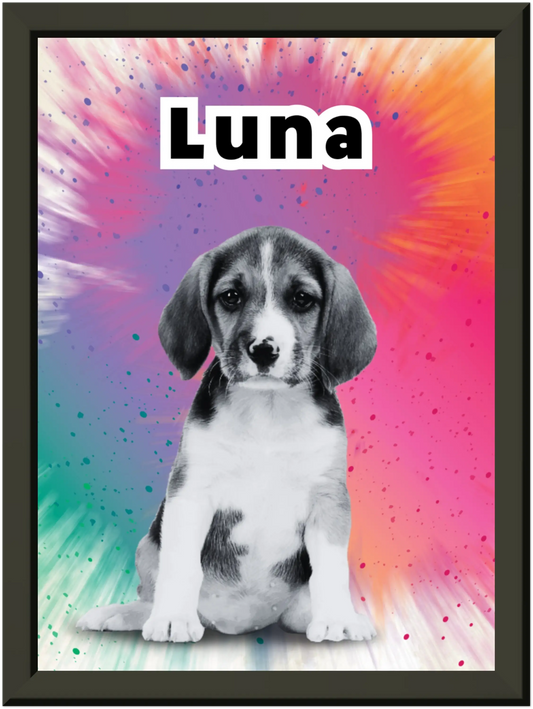 Colour Splash - Custom Pet Portrait 7