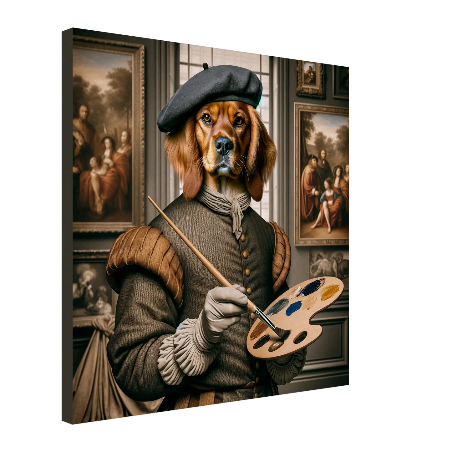 Renaissance Whiskers - Canvas Wrap