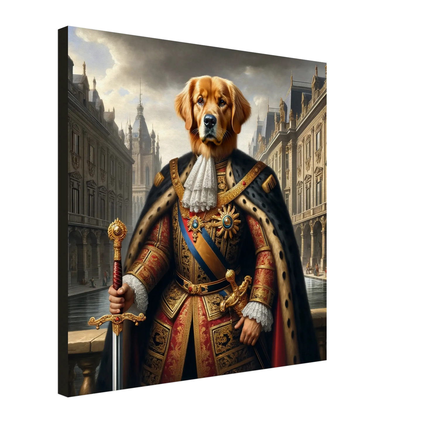 The Regal Guardian - Canvas Wrap