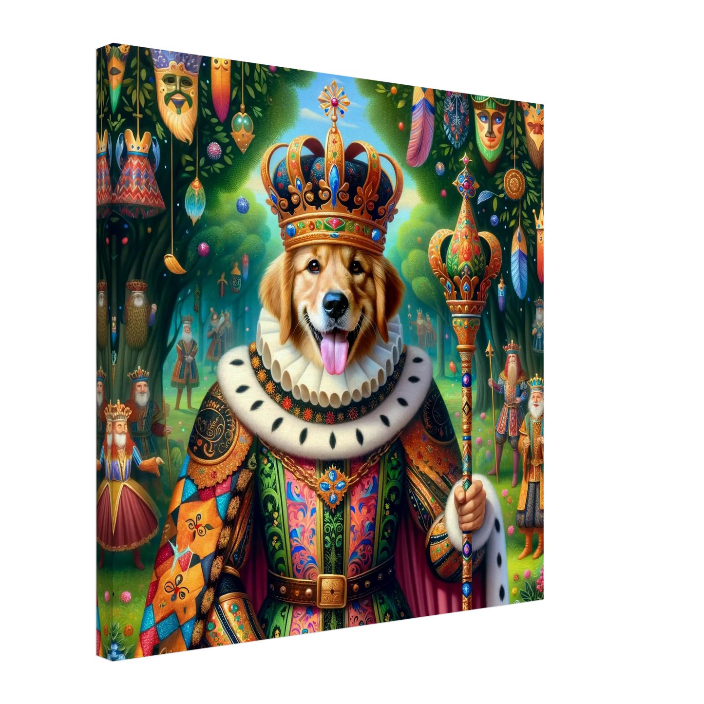 Enchanted Forest King - Canvas Wrap