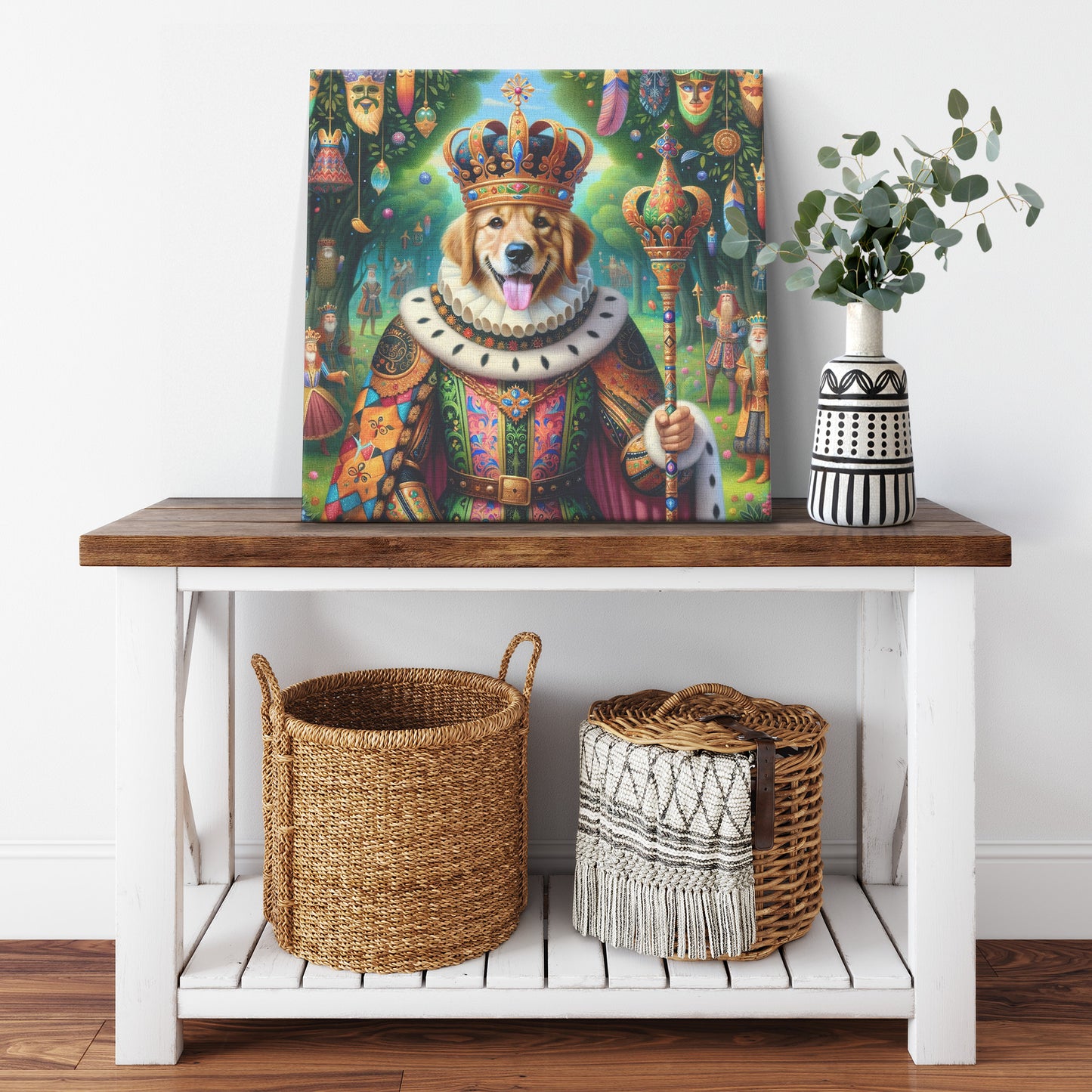 Enchanted Forest King - Canvas Wrap - Paw Inks
