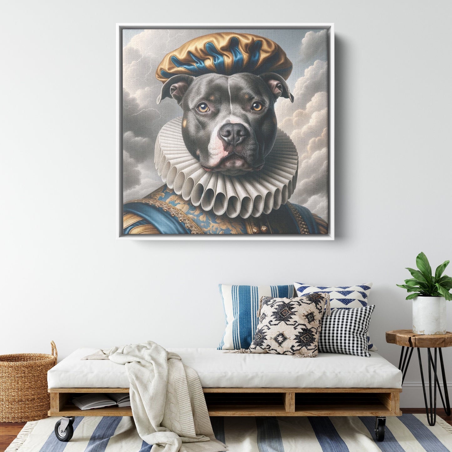 Noble Guardian - Framed Canvas - Paw Inks