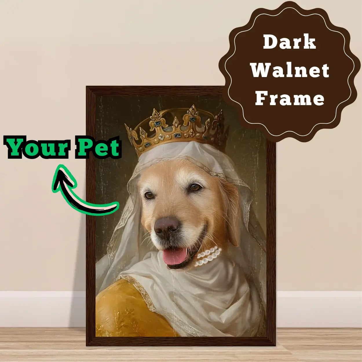 The Queen - Custom Pet Portrait