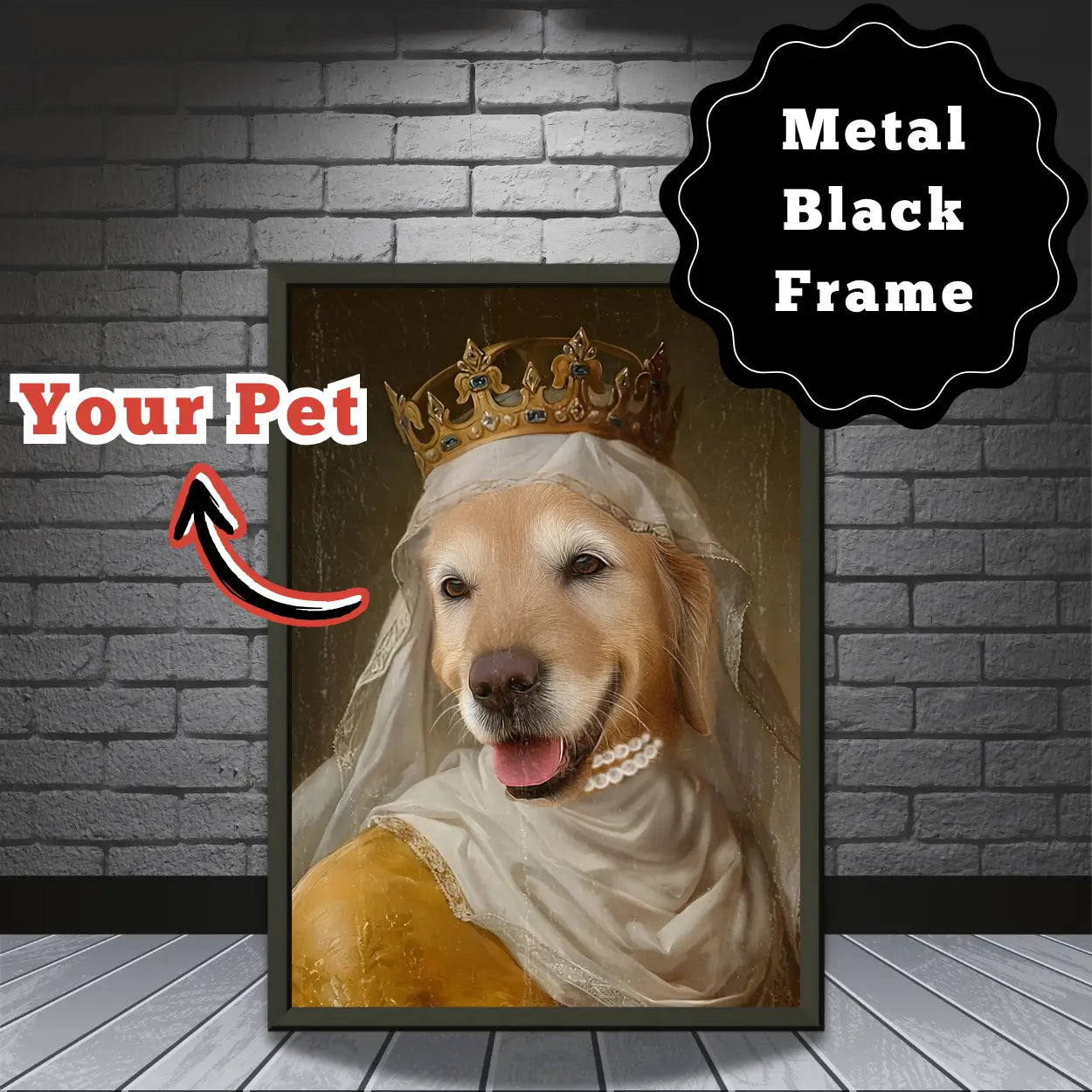 The Queen - Custom Pet Portrait